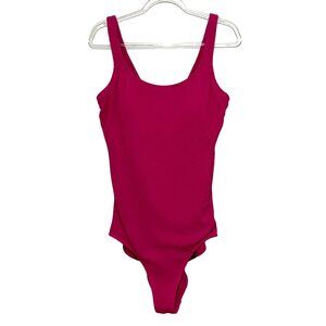 Time and Tru Womens One Piece Swimsuit 3X Pinkcore Barbiecore Kidcore‎ Textured